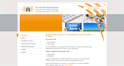 Desktop Screenshot of dr-gronemeier.de